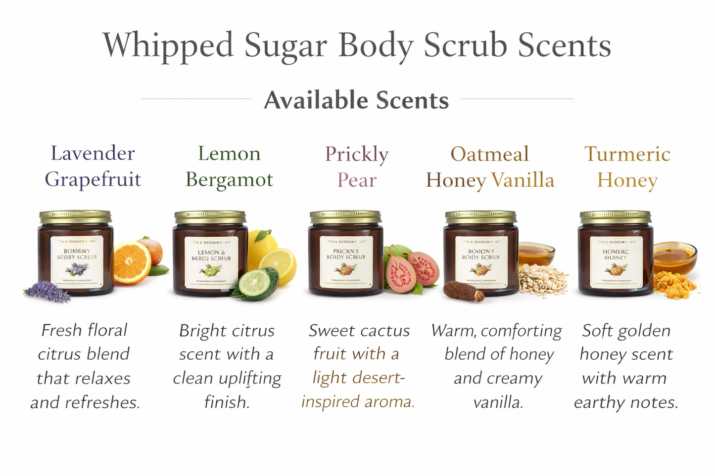 Sugar Body Scrub  Lavender Grapefruit