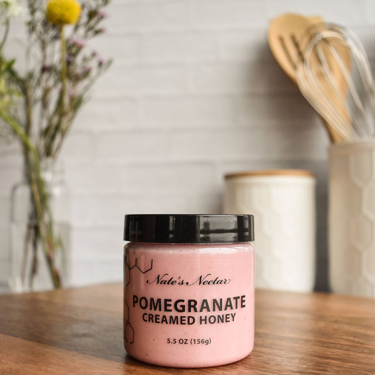 Pomegranate Creamed Honey