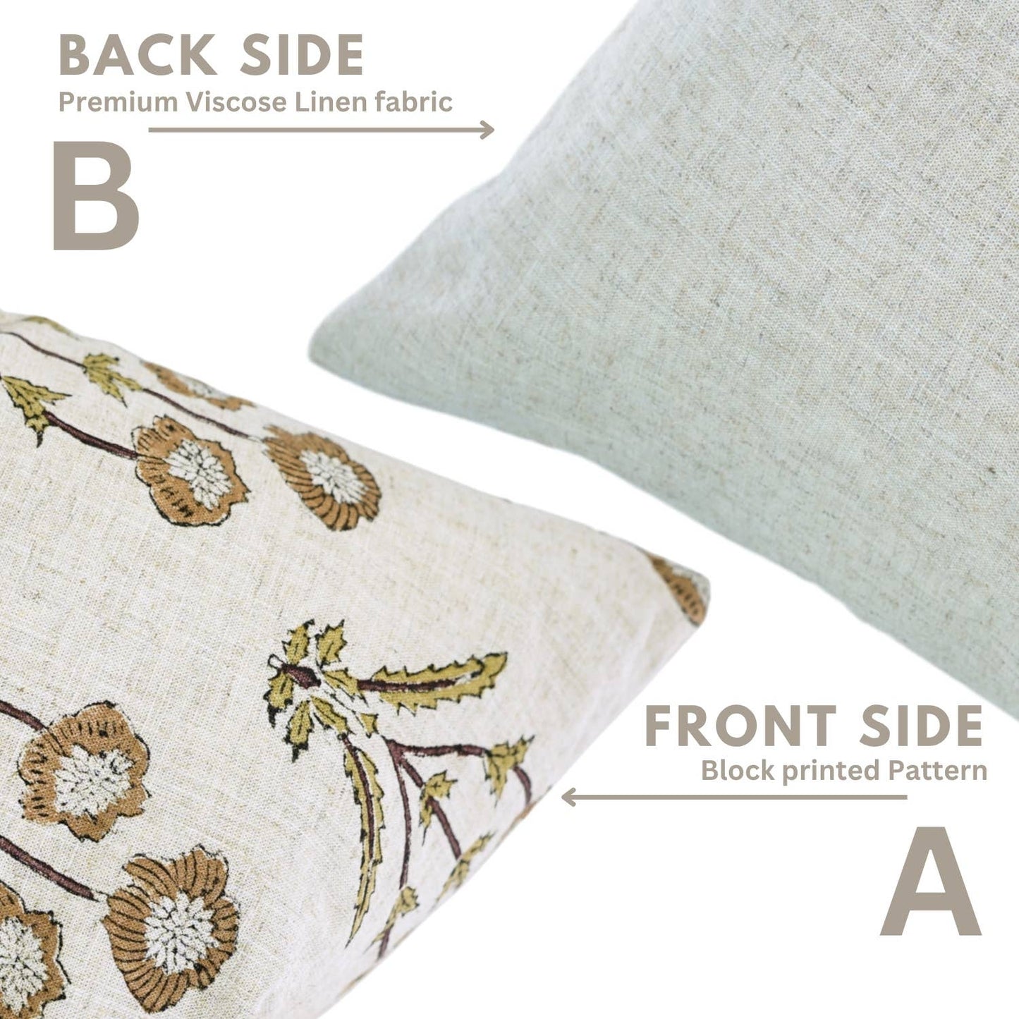 Yellow Floral Pillow