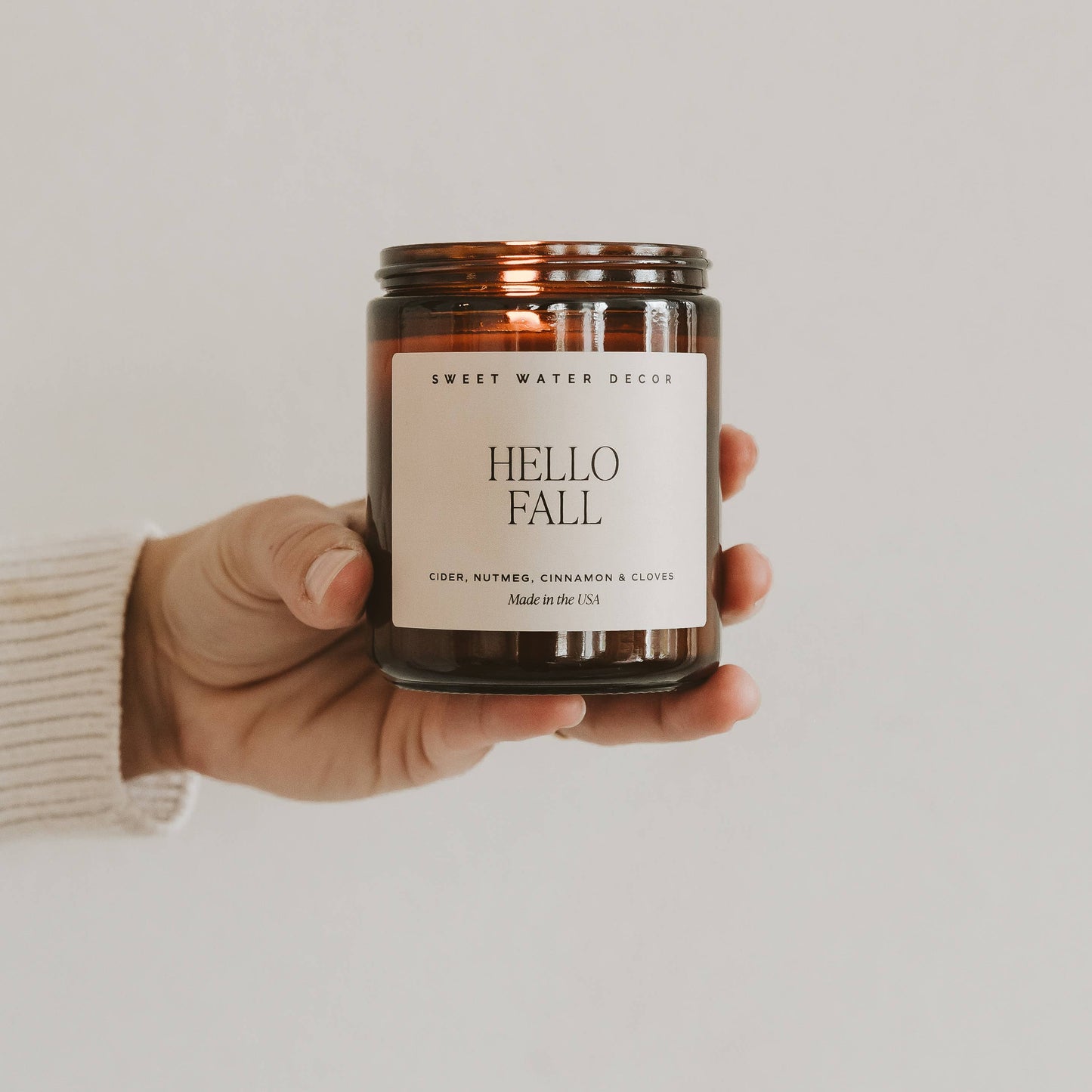 Hello Fall Candle