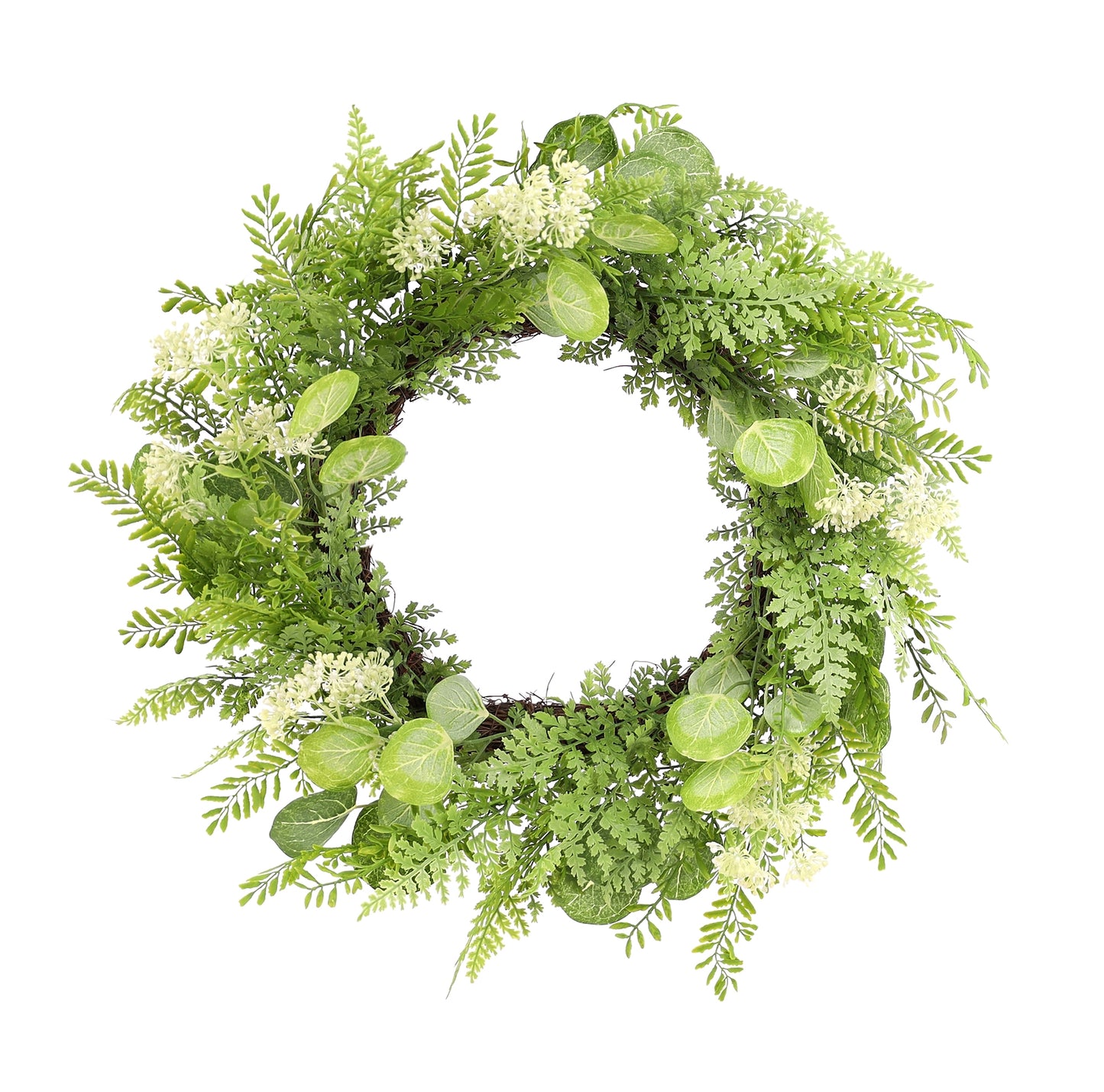 Mixed Greens Spring Wreath - ONLINE EXCLUSIVE