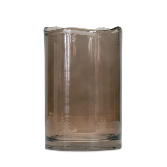 Smoky Glass Vase Large