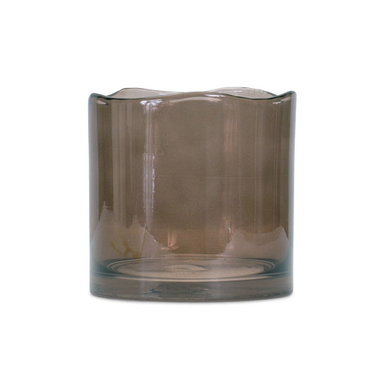 Smoky Glass Vase Small