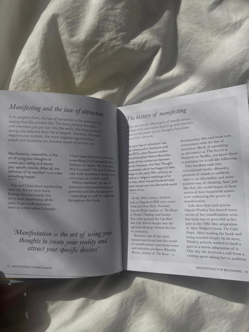 Manifesting For Beginners - Book (ONLINE EXCLUSIVE)