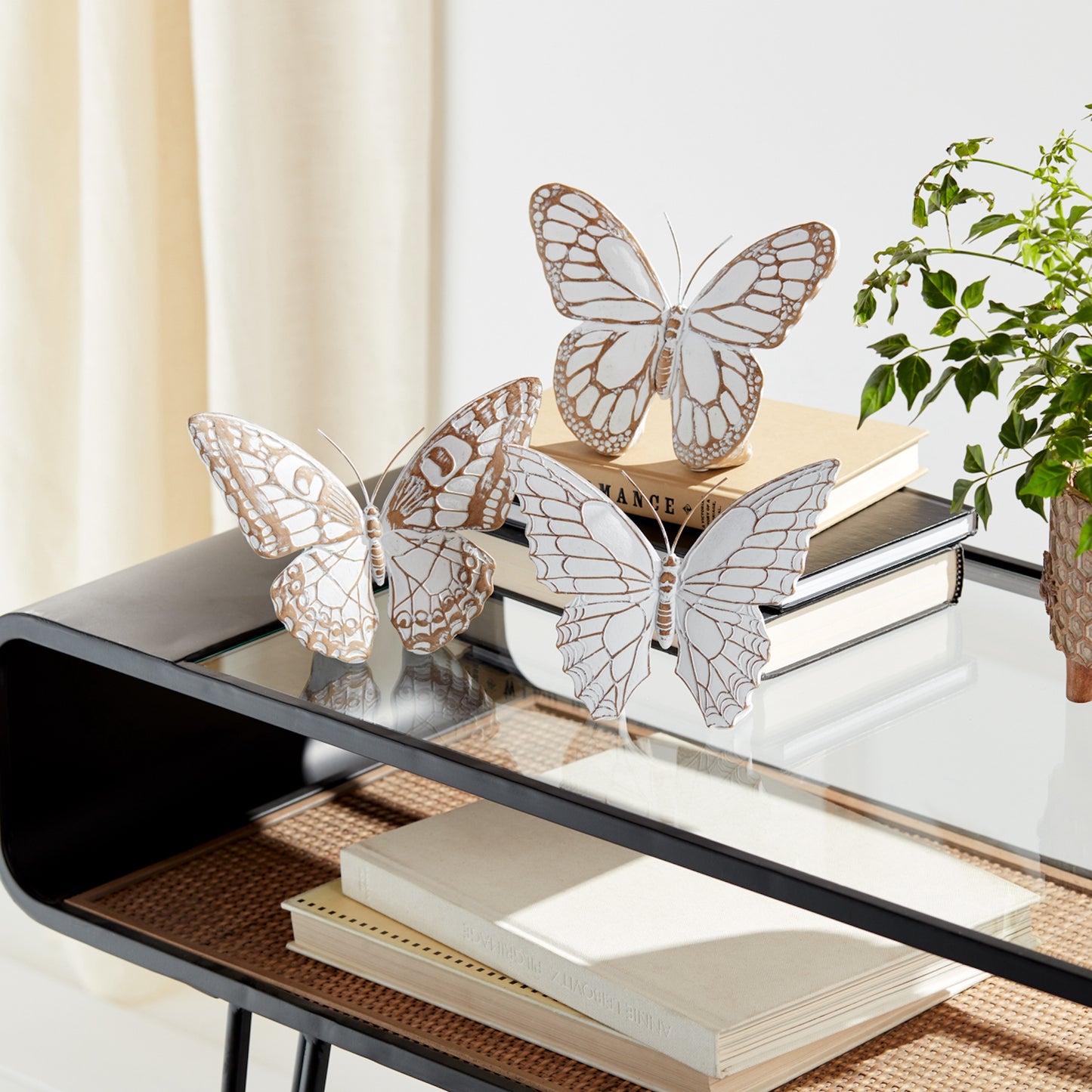 Butterfly Figurines - Set of 3