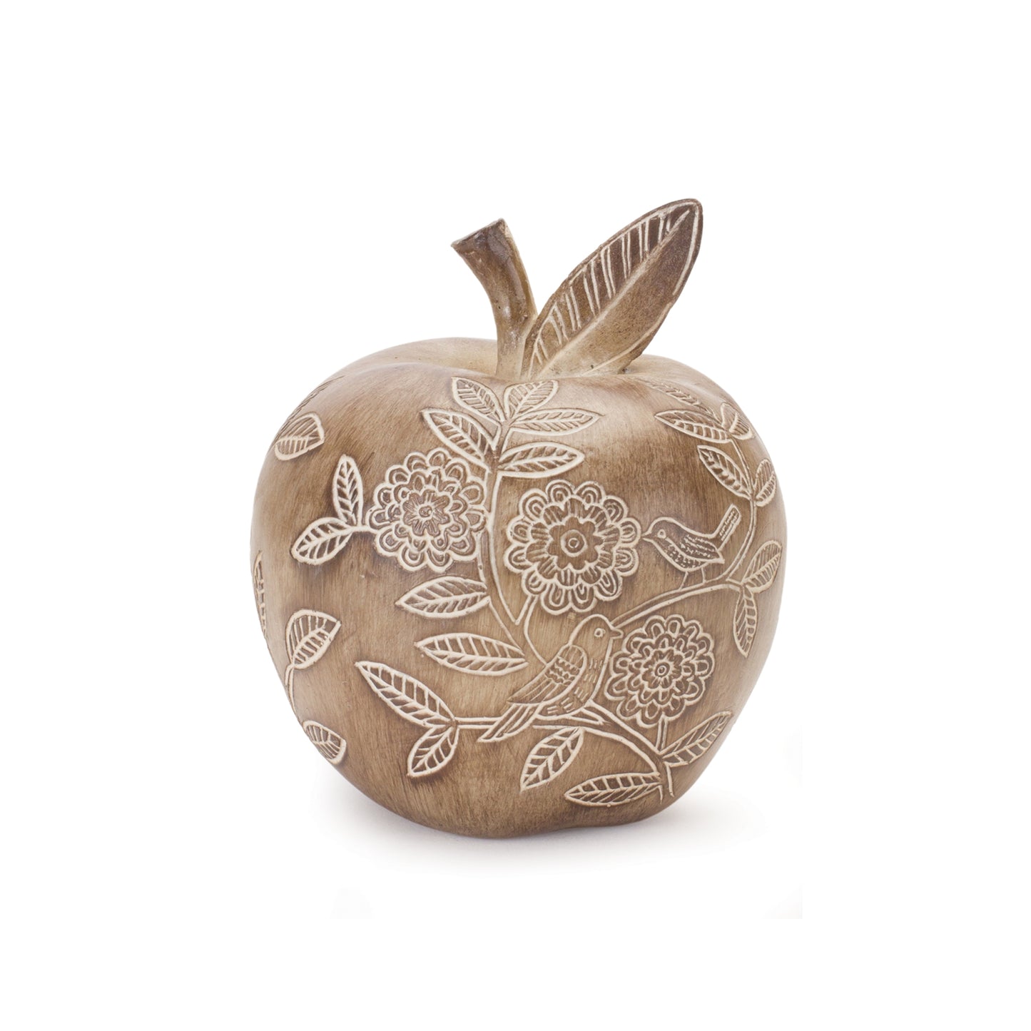 Carved Pear & Apple (Set of 2)