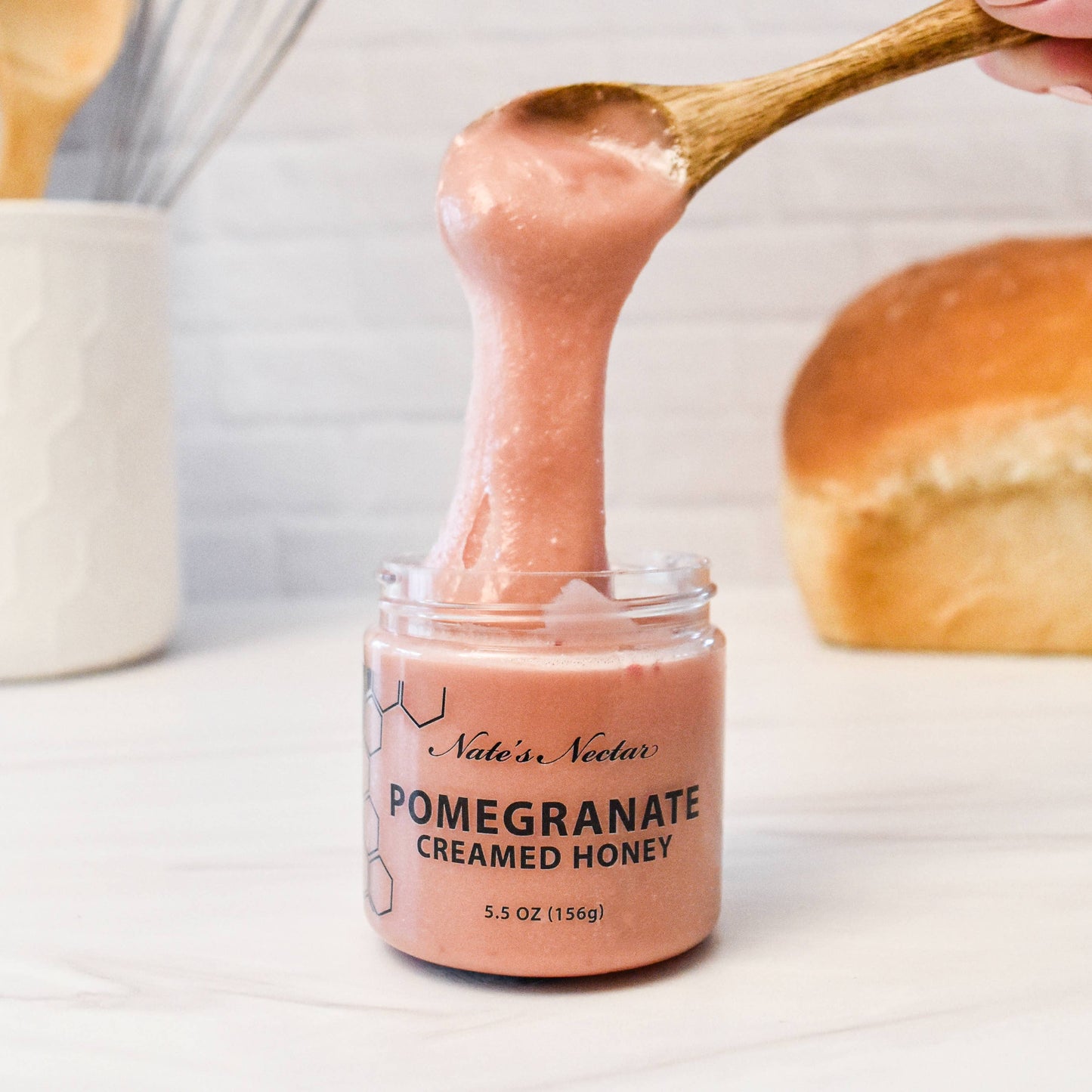 Pomegranate Creamed Honey