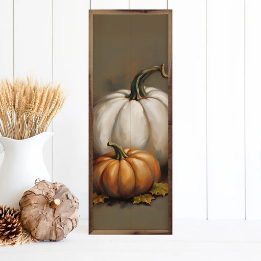 Pumpkin Art Framed