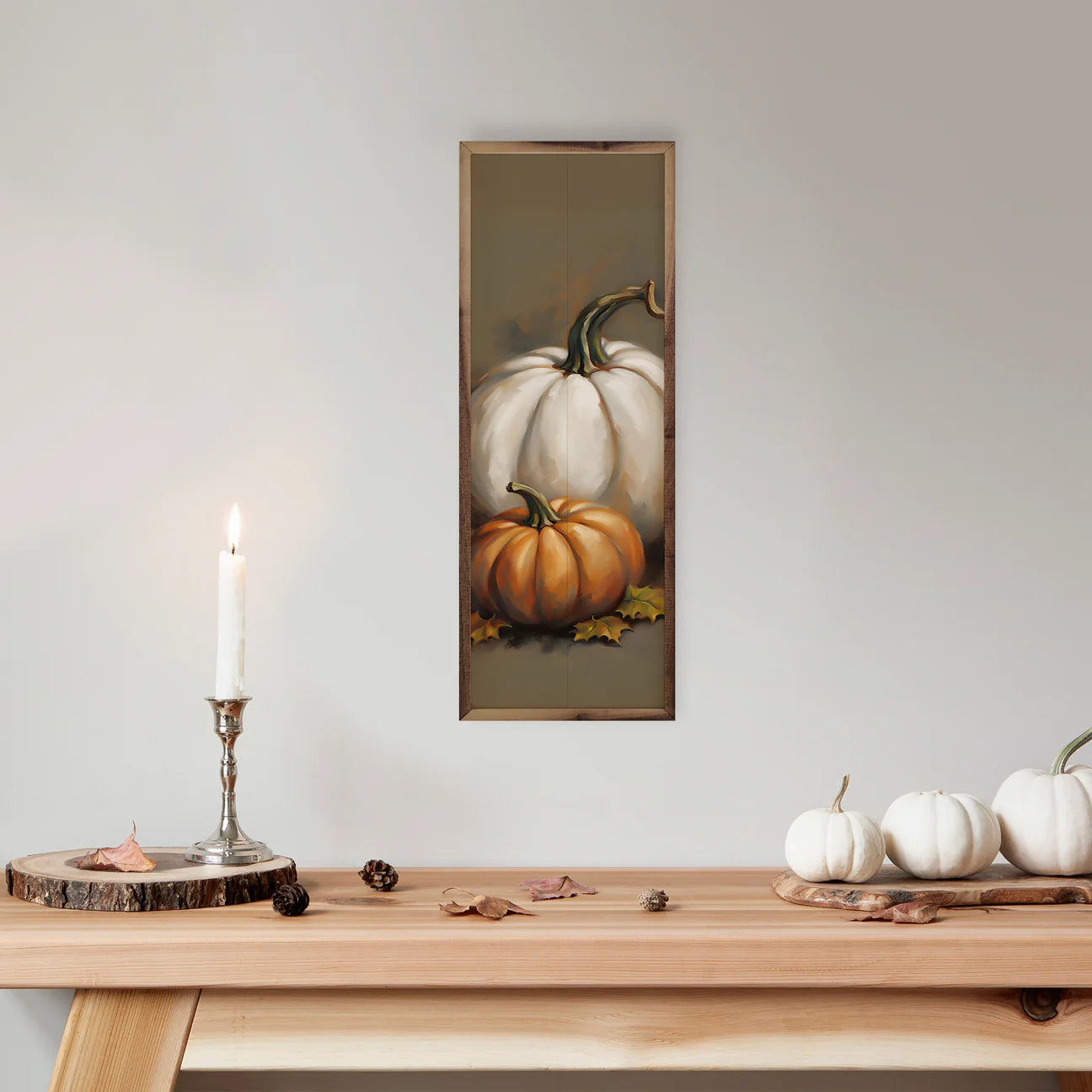Pumpkin Art Framed