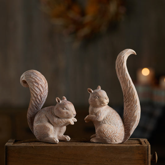 Carved Squirrels