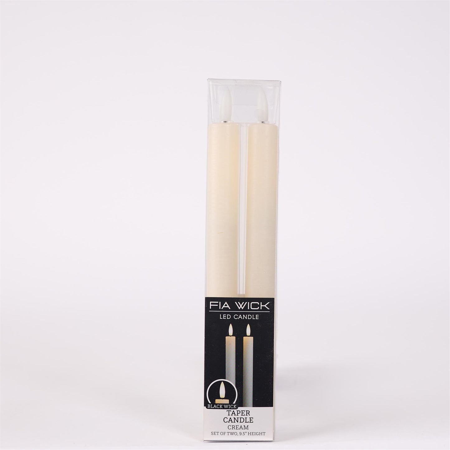 Flameless Flickering Taper Candle