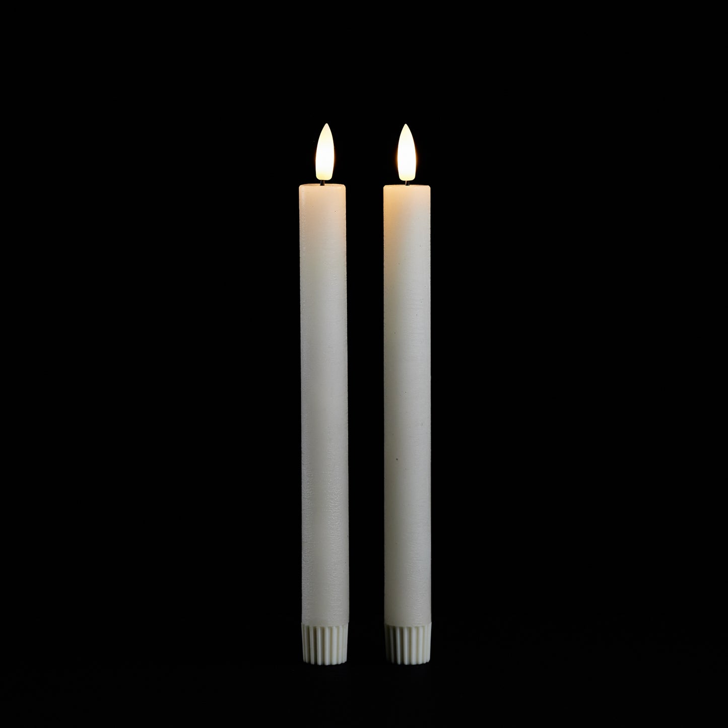 Flameless Flickering Taper Candle