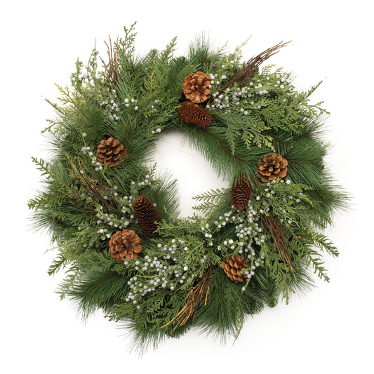 Mixed Pine Wreath