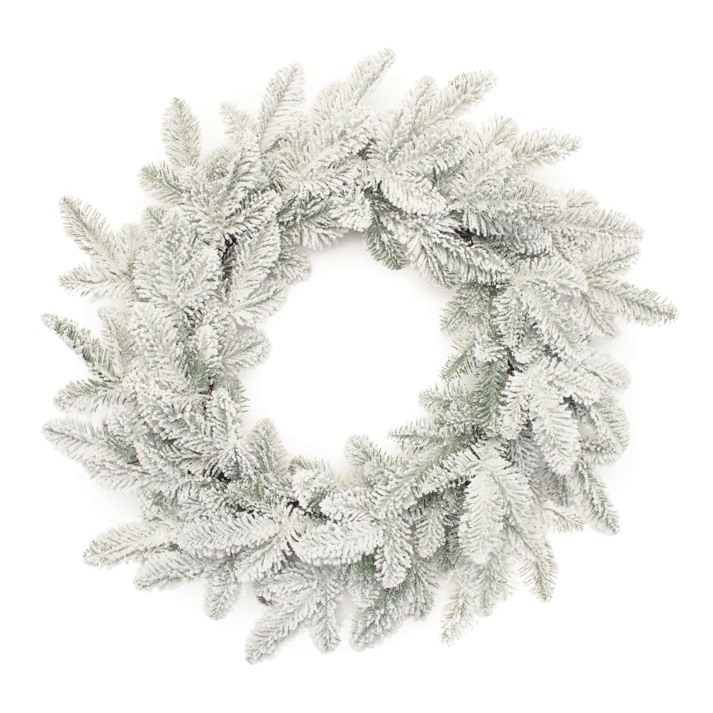 Flocked Pine Wreath