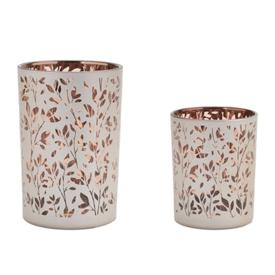 Floral Cutout Candle Holder
