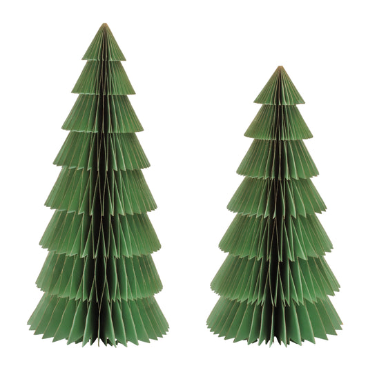 Accordion Paper Tree Green