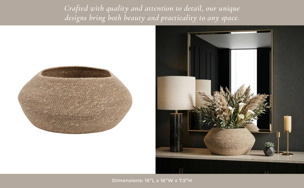 Decorative Jute Basket