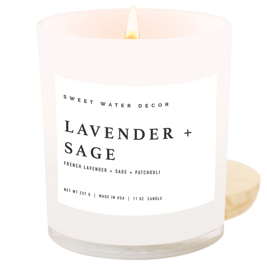 Lavender and Sage Soy Candle (ONLINE EXCLUSIVE)