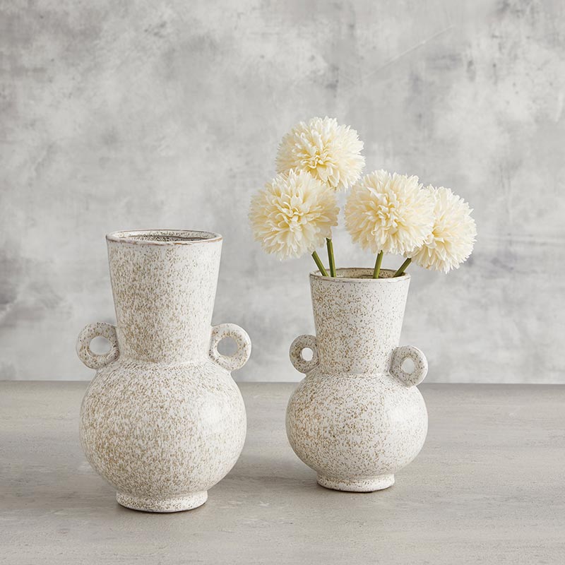 Glazed Speckled Vase