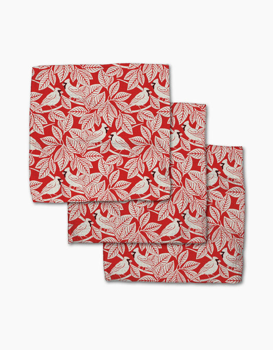 Geometry Dish Cloth Winter