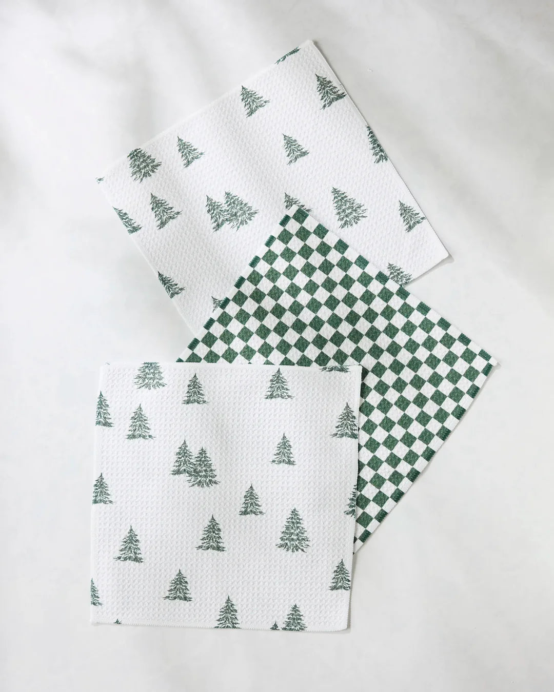 Geometry Dish Cloth Winter