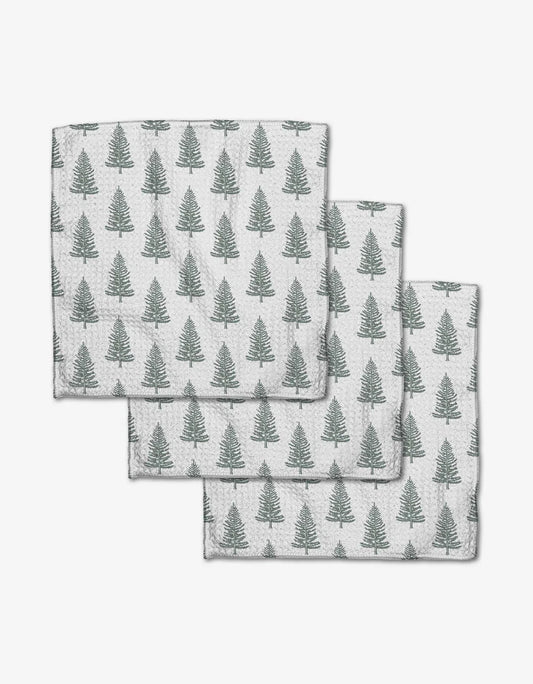 Geometry Dish Cloth Winter