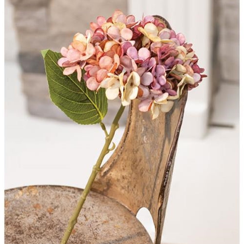 Pink Hydrangea Pick - Set of 3