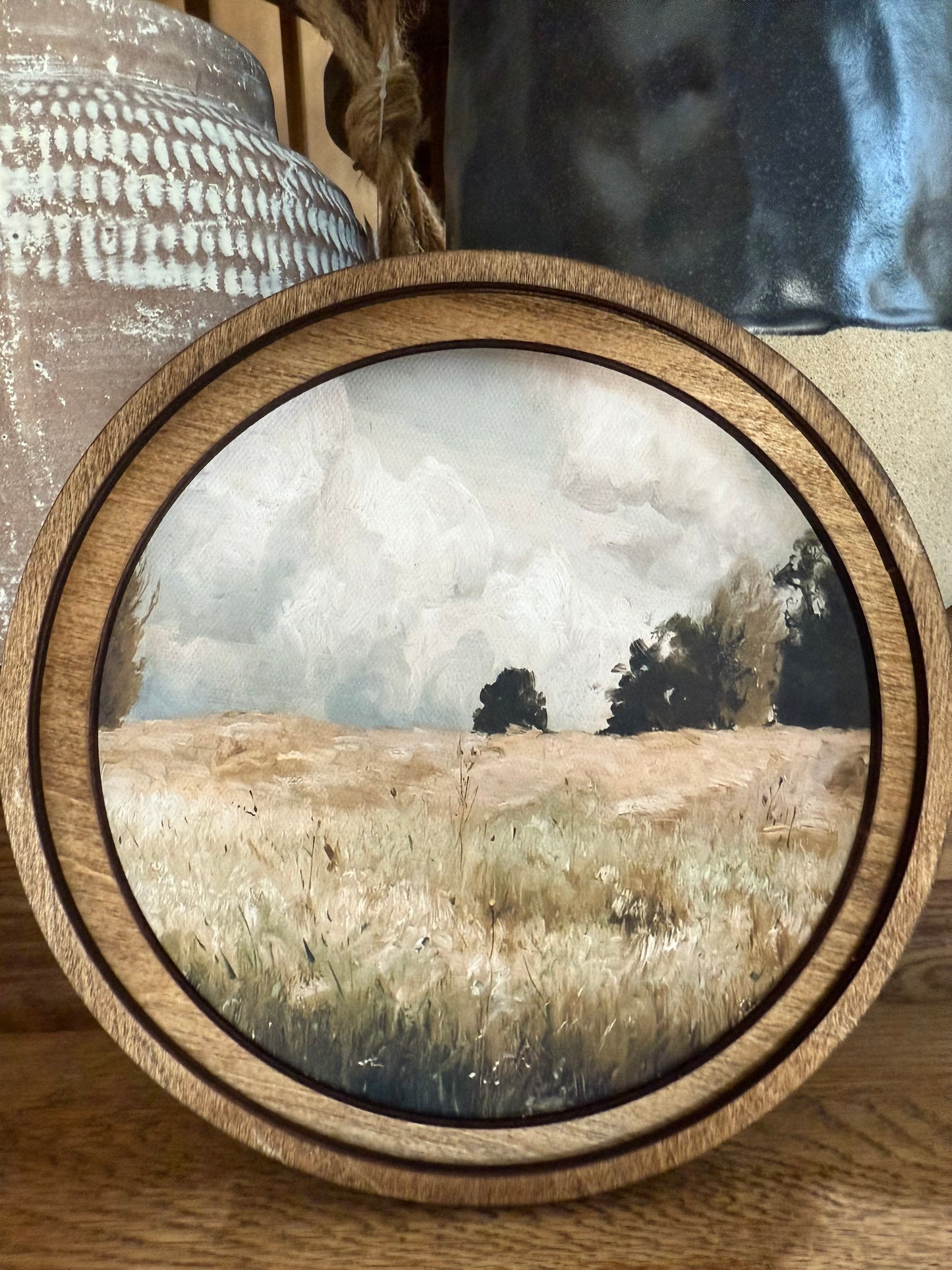 Round Moody Meadow Art