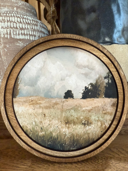 Round Moody Meadow Art