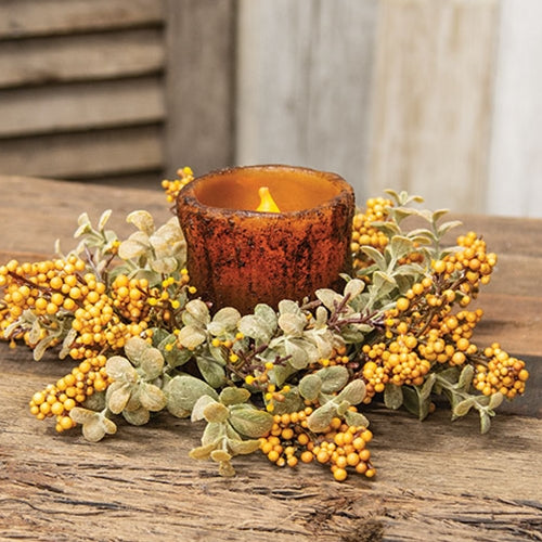 Mustard Candle Ring