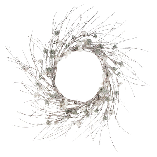 Frosted Birch Wreath