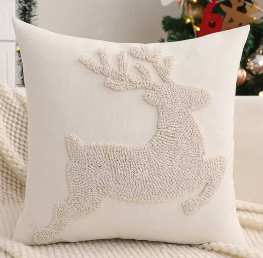 Tufted Deer Pillow