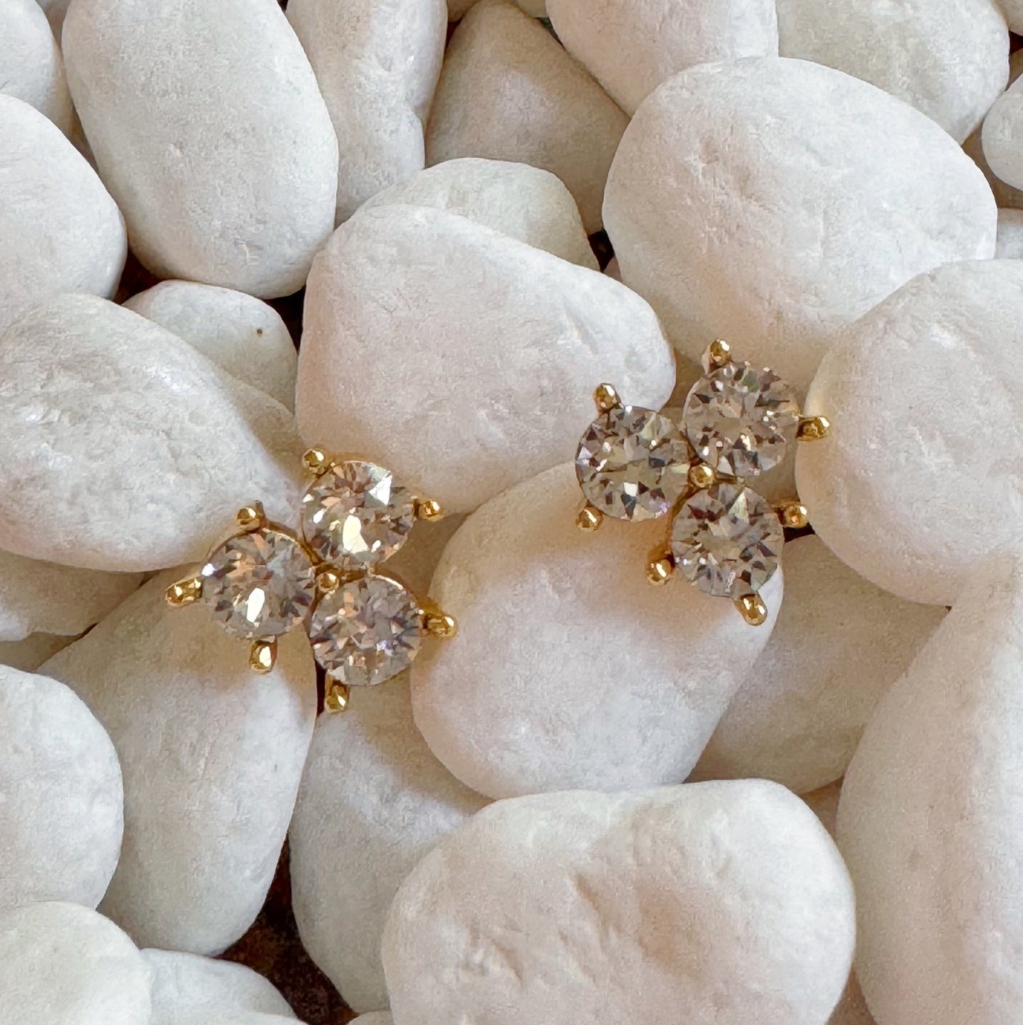 Crystal Trio Stud Earrings (ONLINE EXCLUSIVE)