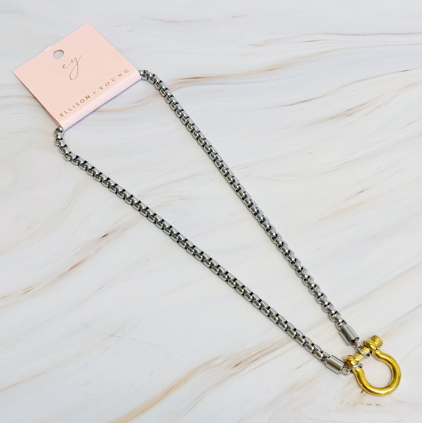 Horseshoe Clasp Necklace (ONLINE EXCLUSIVE)
