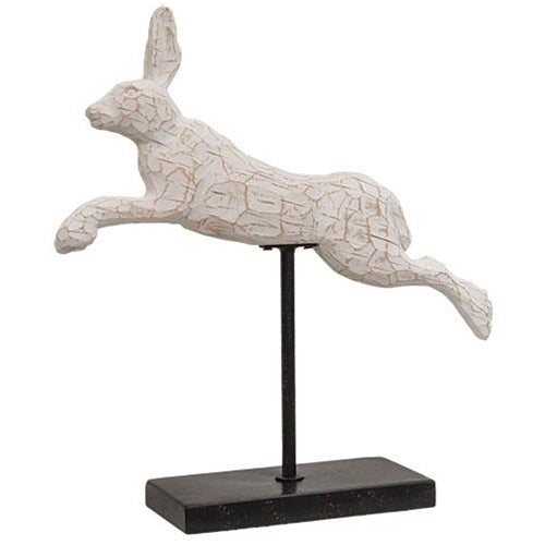 Leaping Bunny on Stand
