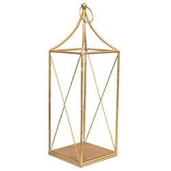 Distressed Gold Lanterns  - Set of 2 ONLINE EXCLUSIVE)