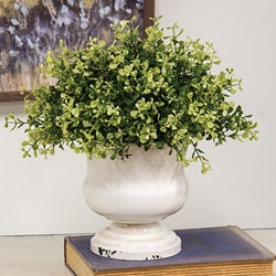 Distressed White Urn - ONLINE EXCLUSIVE