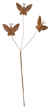 Rustic Butterfly Pick (Set of 3)