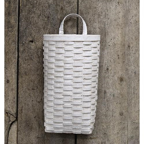 Whitewash Wall Basket (ONLINE EXCLUSIVE)
