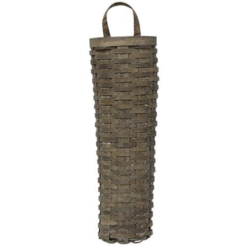 Long Gray Wall Basket