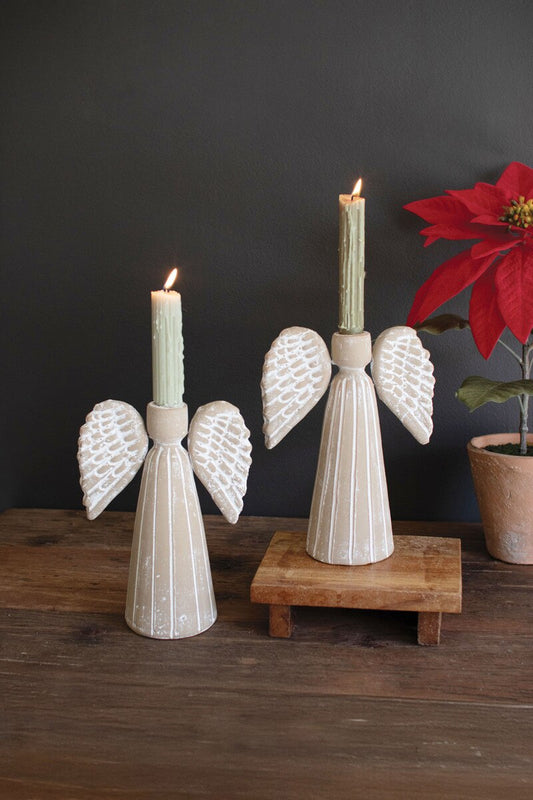 Angel Taper Candle Holder