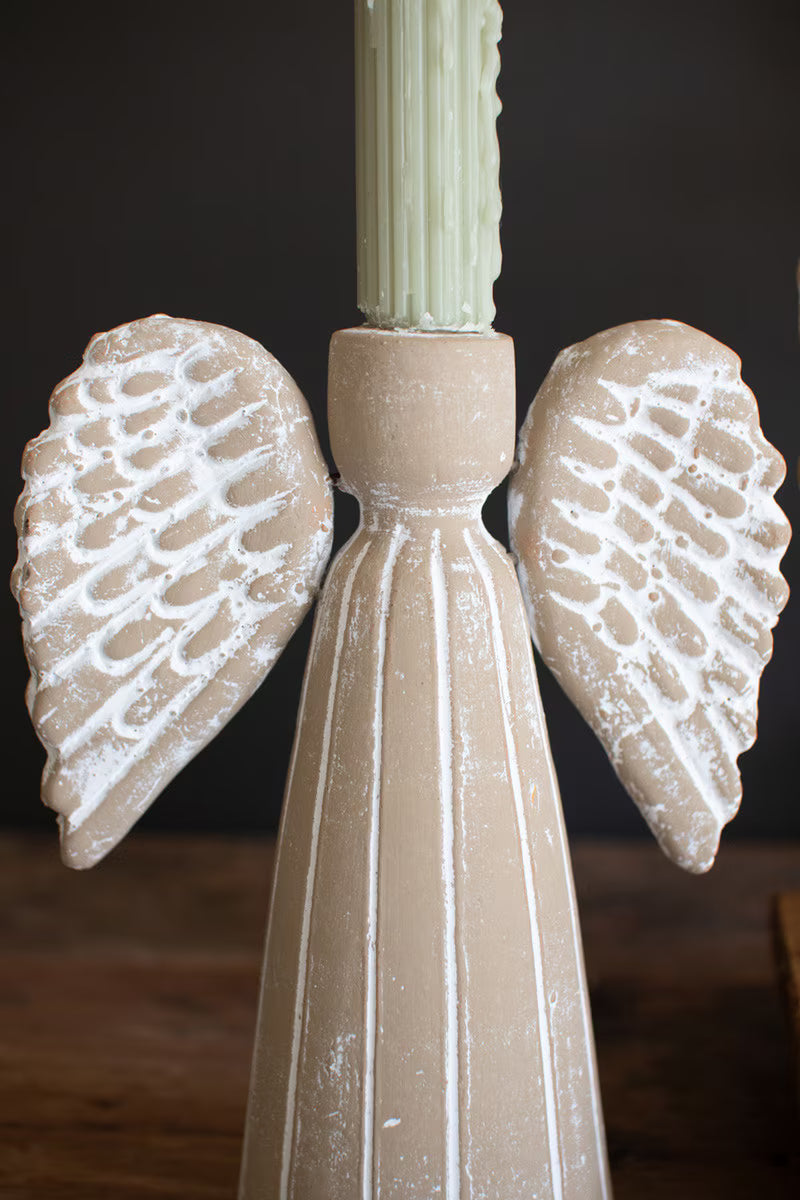 Angel Taper Candle Holder