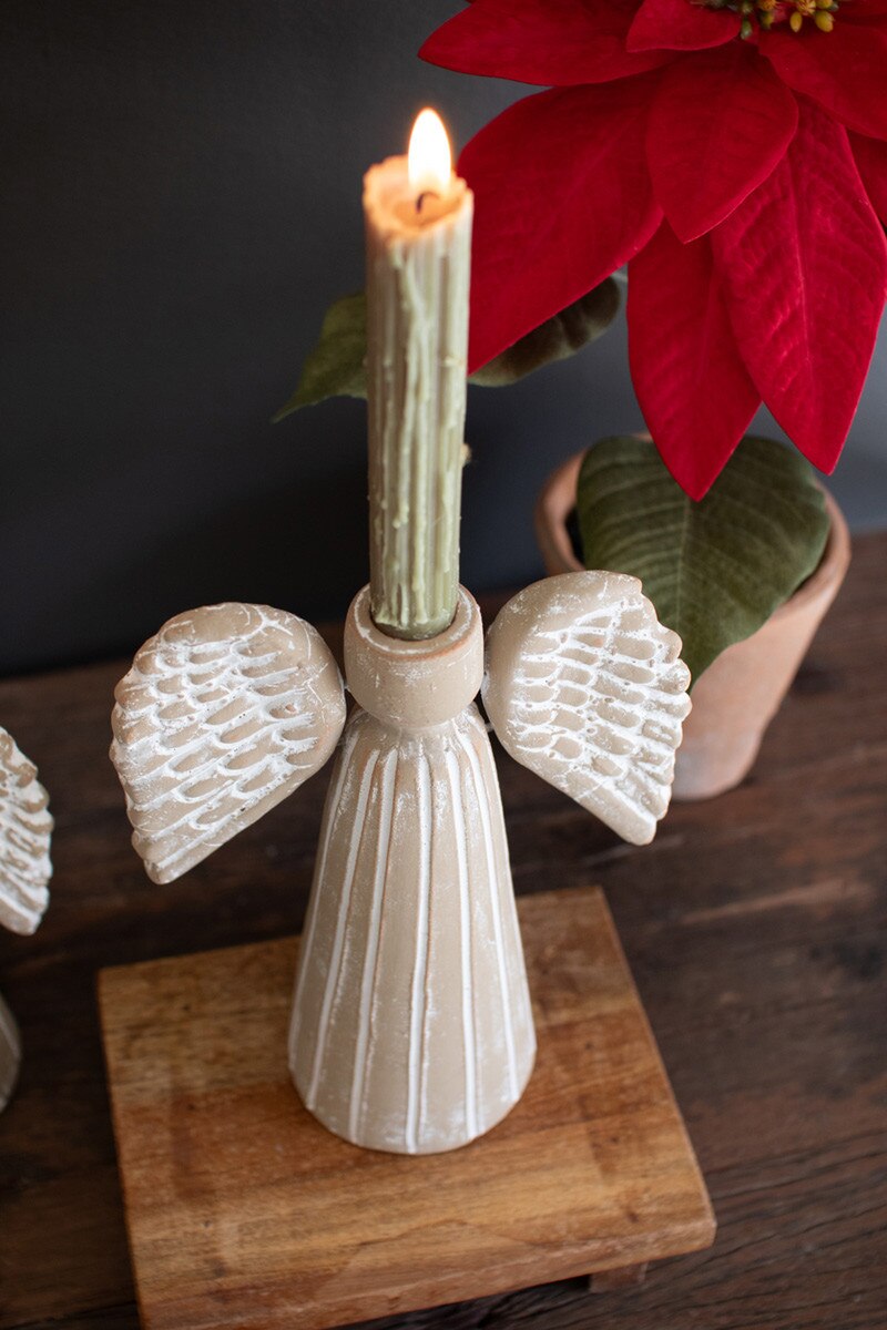 Angel Taper Candle Holder