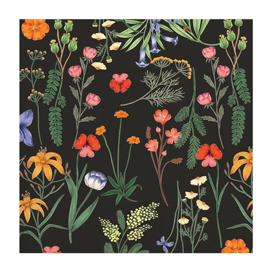 Boho Floral Cocktail Napkin