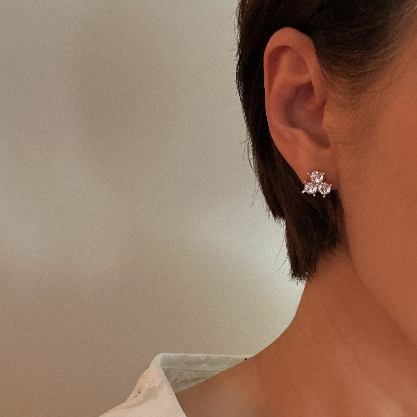Crystal Trio Stud Earrings (ONLINE EXCLUSIVE)