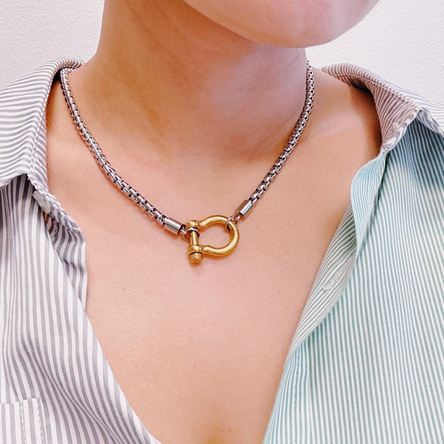Horseshoe Clasp Necklace (ONLINE EXCLUSIVE)