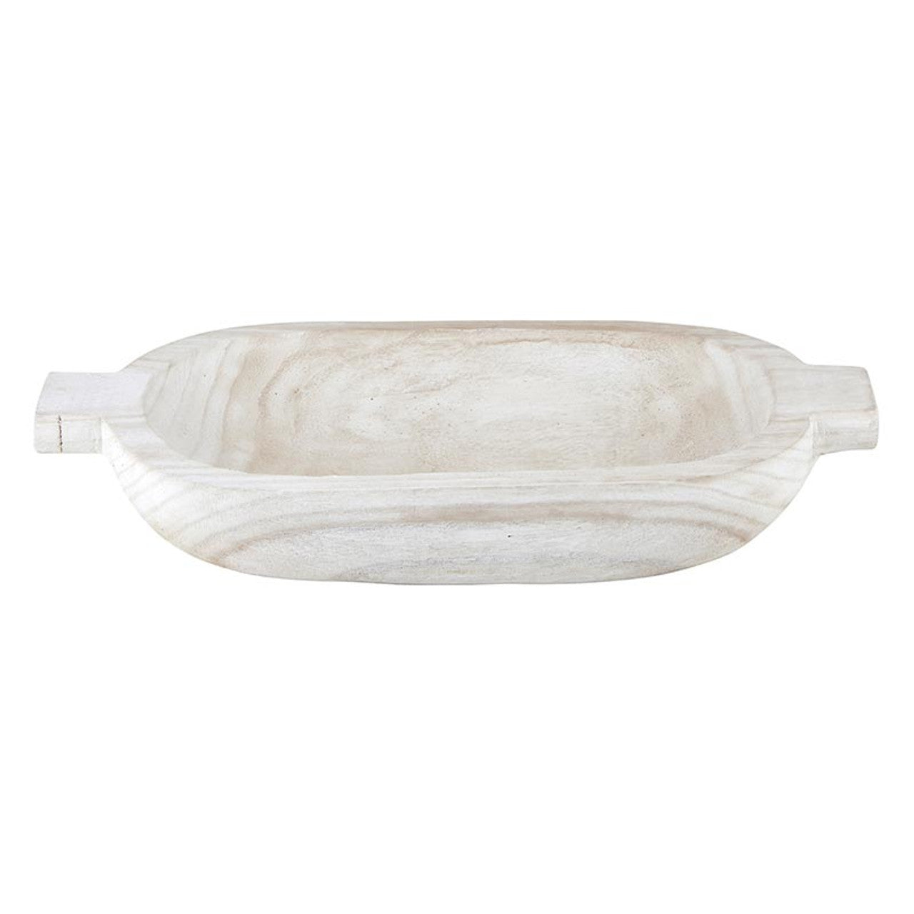 Whitewash Wood Tray