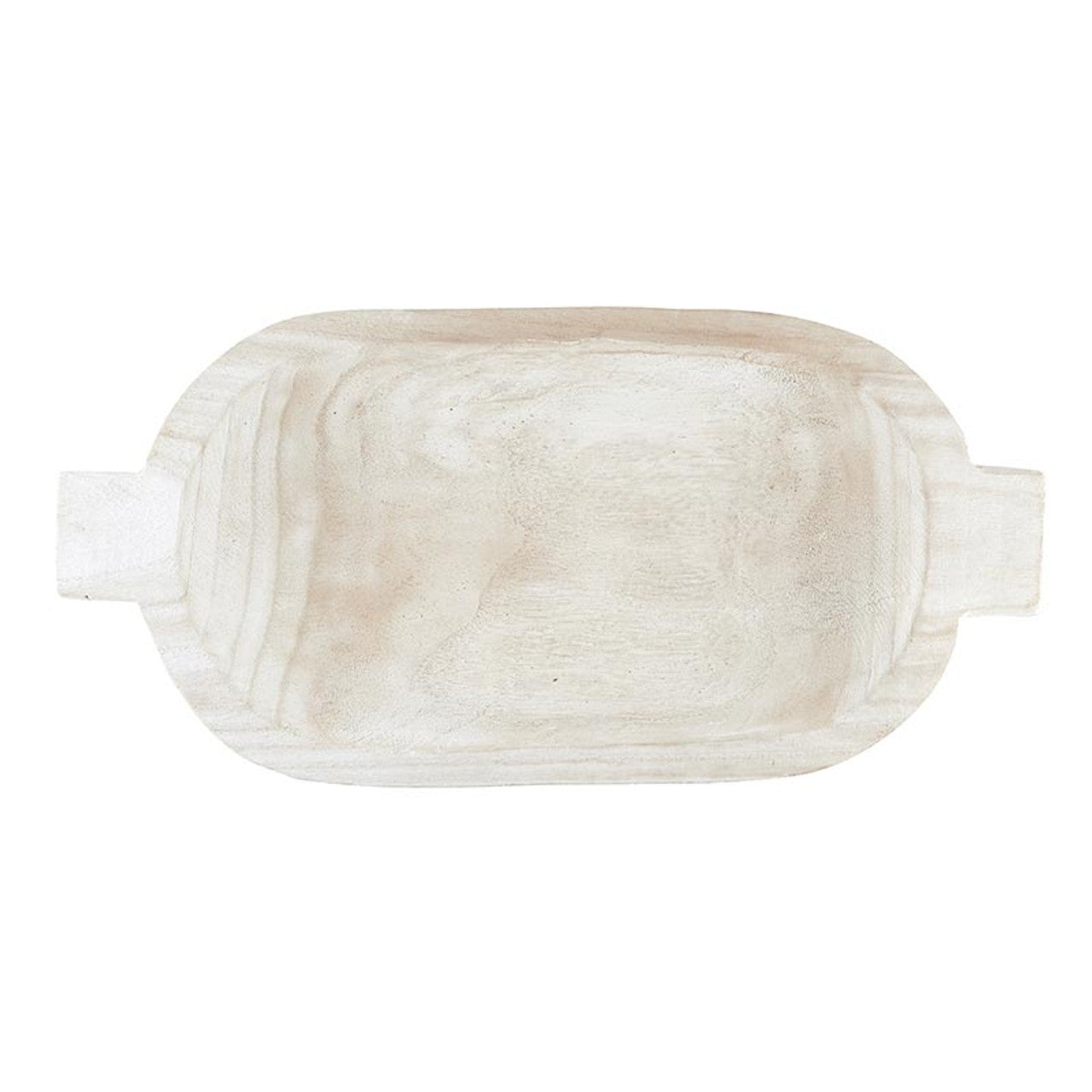 Whitewash Wood Tray