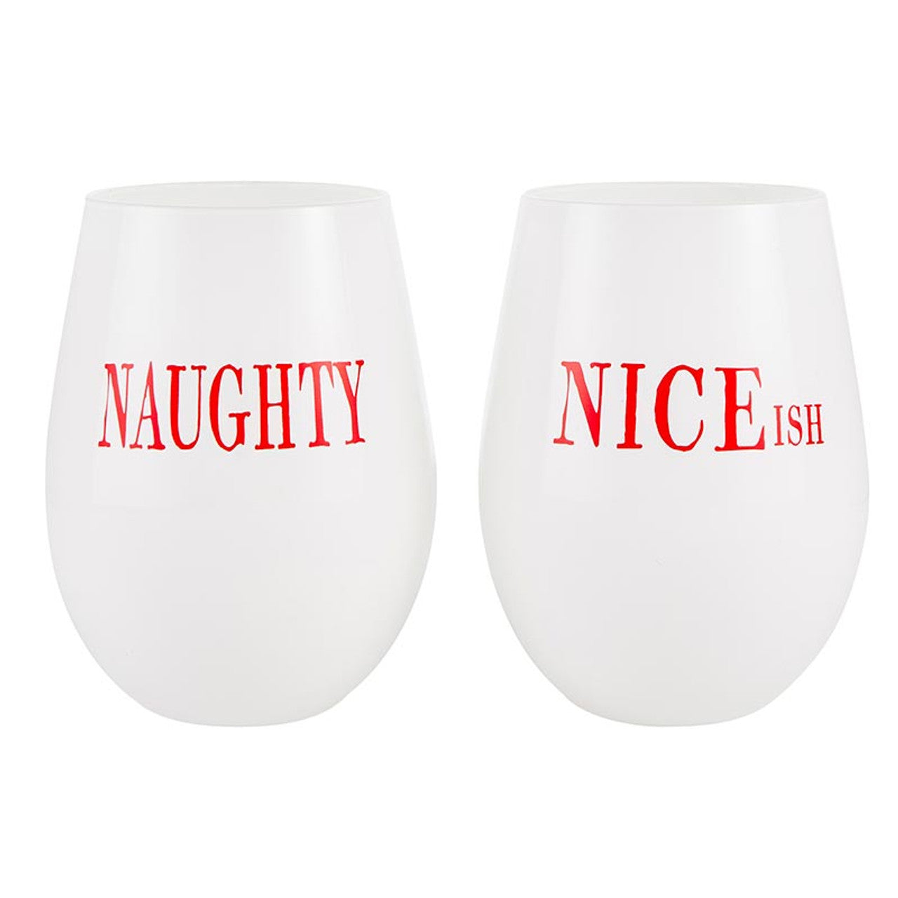 Naughty Nice-ish Wine Glass