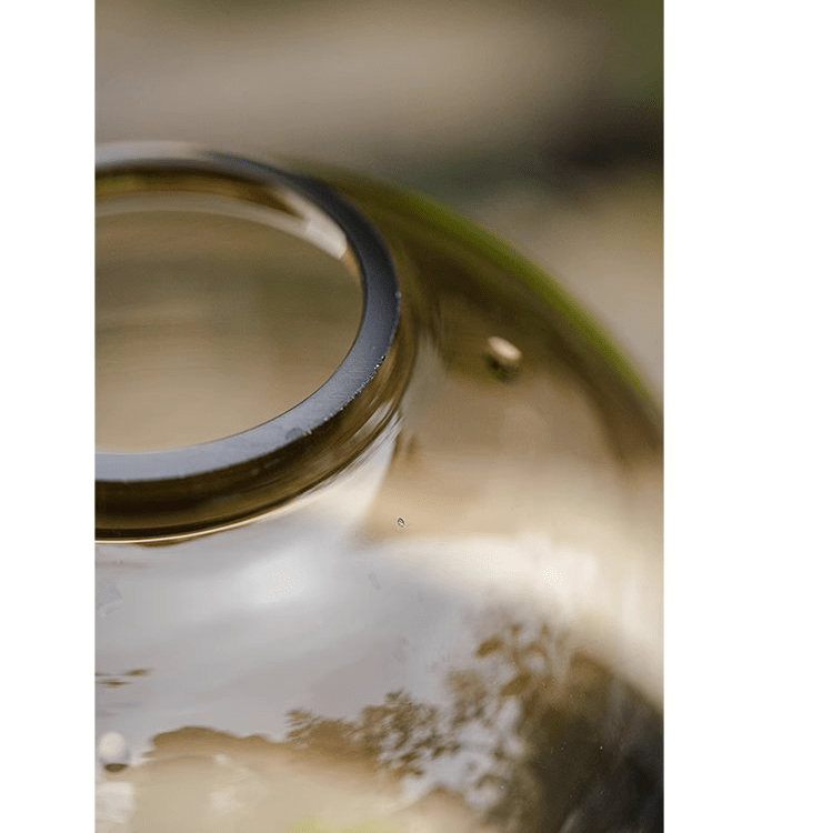 Modern Clear Glass Vase (ONLINE EXCLUSIVE)